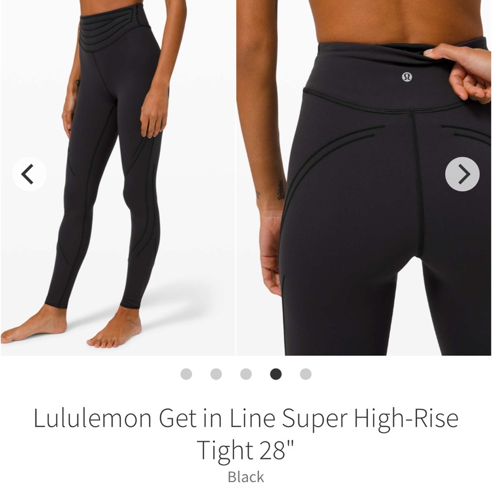 Lululemon Get in Line Super High-Rise Tight 28"
Black 2021 W5CVOS $128 Everlux 6